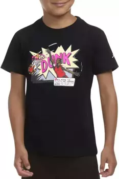 Футболка Jordan Little Boys с рисунком Dunk Comics, черный