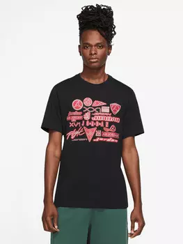 Футболка Jordan M J BRAND GFX SS CREW 4, черный