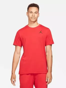 Футболка Jordan M J JUMPMAN EMB SS CREW, красный