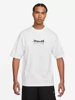 Футболка Jordan M J SPRT GFX SS CREW, белый