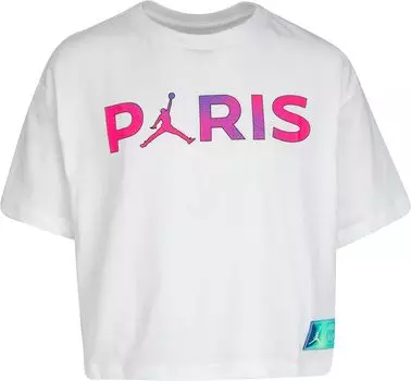 Футболка Jordan PSG Boxy Tee, белый