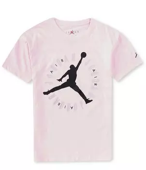 Футболка Jordan Soft Touch с короткими рукавами для девочек 7–16 лет, розовый