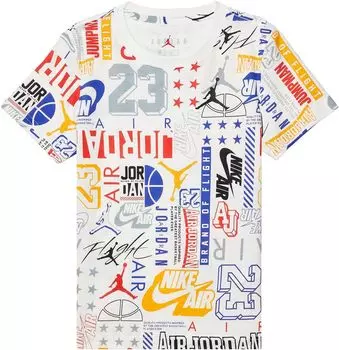 Футболка Jordan Wall of Flight Tee, цвет Sail