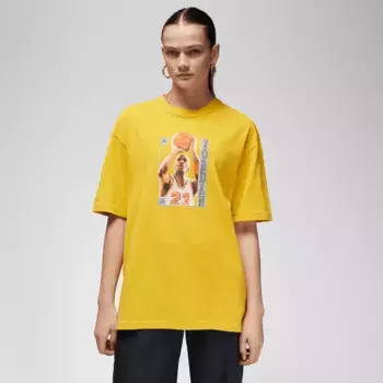 Футболка Jordan Women's Oversized Graphic T-Shirt, желтый/желтый