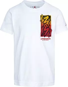 Футболка Jordan Zion Let's Dance Tee, белый