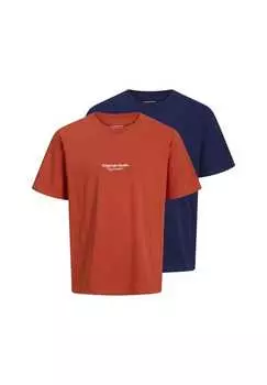 Футболка jorvesterbro tee рубашка с коротким рукавом Jack & Jones, синий