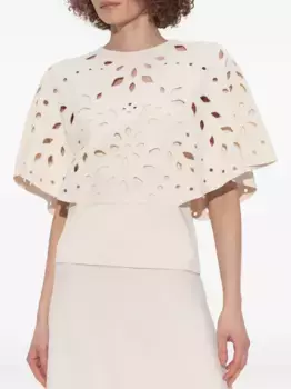 Футболка Josie с вырезами Ulla Johnson, нейтральный