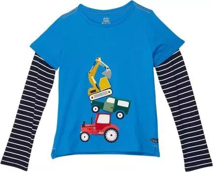Футболка Joules Chomp, цвет Blue Vehicles