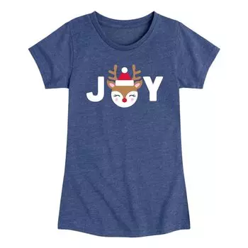 Футболка Joy с рисунком оленей для девочек 7–16 лет Licensed Character