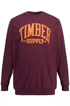 Футболка JP1880, цвет dunkel weinrot