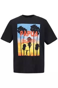 Футболка JP1880, синий/морской синий