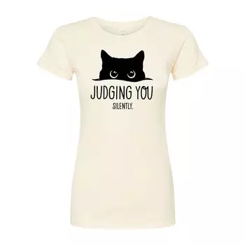 Футболка Judgeing You Cat для юниоров Licensed Character