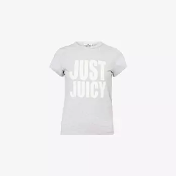 Футболка Juicy Couture Hilton, серебряный