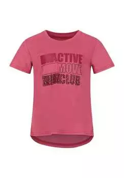 Футболка Julietta с технологией быстрого высыхания Zigzag, цвет 4051 malaga