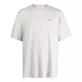 Футболка jumbo arrow-print cotton t-shirt 'grey' Off-White, серый