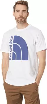 Футболка Jumbo с коротким рукавом и половиной купола The North Face, цвет TNF White/Cave Blue