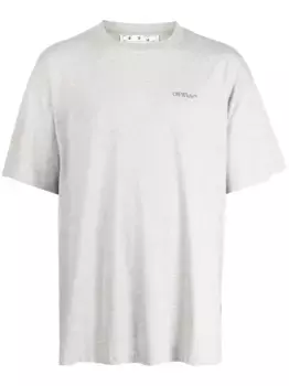Футболка Jumbo с логотипом Arrows OFF-WHITE, серый