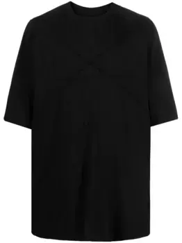 Футболка Jumbo в технике пэчворк Rick Owens DRKSHDW, черный