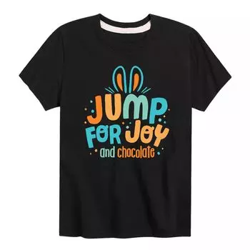 Футболка Jump For Joy с рисунком шоколада для мальчиков 8–20 лет Licensed Character