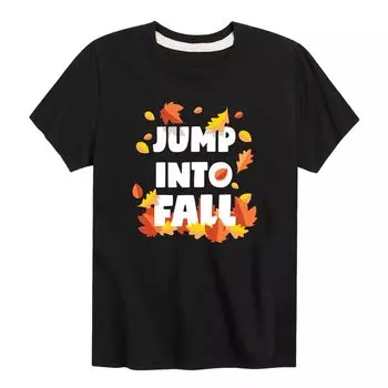 Футболка Jump Into Fall для мальчиков 8–20 лет с рисунком Licensed Character