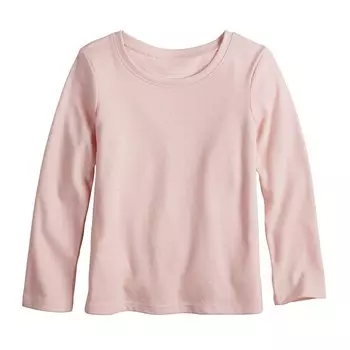 Футболка Jumping Beans Essential с длинными рукавами для девочек 4–12 лет, цвет Ballerina Dance