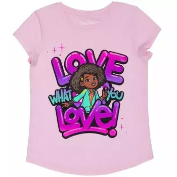 Футболка Jumping Beans Karma's World с рисунком для девочек 4–12 лет Jumping Beans