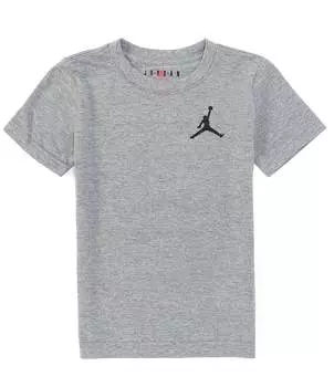 Футболка Jumpman Air Essential с короткими рукавами Jordan Little Boys 4–7, серый