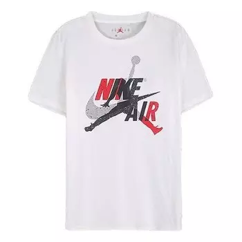 Футболка jumpman classics с коротким рукавом и принтом логотипа мужские Air Jordan, белый