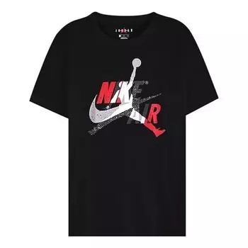 Футболка jumpman classics с коротким рукавом и принтом логотипа мужские Air Jordan, черный