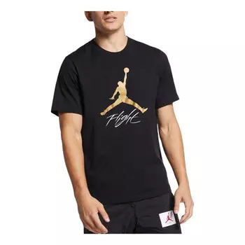 Футболка jumpman flight graphic футболка азиатские размеры Air Jordan, черный