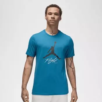 Футболка Jumpman Flight High Brand Read JORDAN, цвет industrial blue/black
