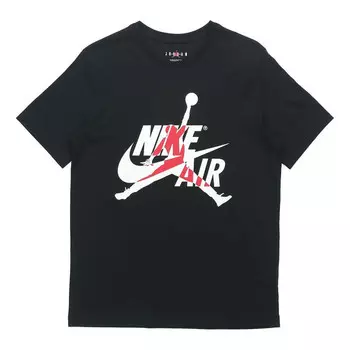 Футболка jumpman logo короткие рукава мужские Air Jordan, черный