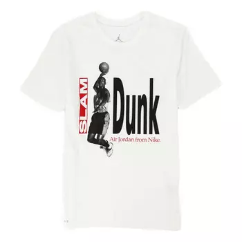 Футболка jumpman напечатаны спортивные Футболка мужские Air Jordan, белый