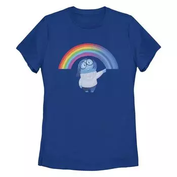 Футболка Junior's Disney/Pixar Inside Out Sadness Rainbow Missy Crew Tee Licensed Character