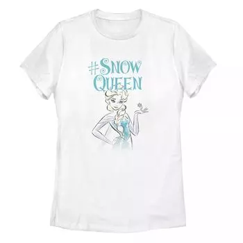 Футболка Junior's Disney's Frozen Elsa Hashtag Snow Queen Crew Disney