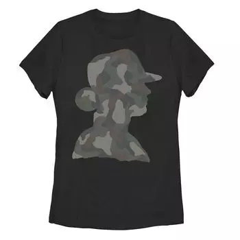 Футболка Junior's Soldier с камуфляжным профилем и боковым профилем Licensed Character
