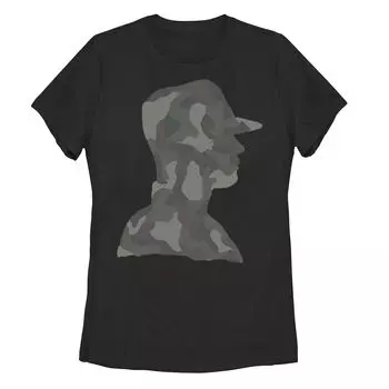 Футболка Junior's Soldier с камуфляжным профилем и боковым профилем Licensed Character