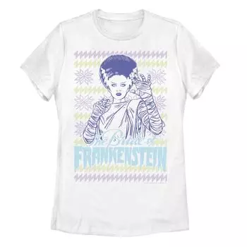 Футболка Junior's Universal Monsters Christmas The Bride Of Frankenstein Licensed Character