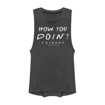 Футболка Juniors Friends How You Doin' Quote Muscle Licensed Character