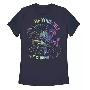 Футболка Juniors Marvel Pride Ms. Marvel Be Yourself Love All Stay Strong Licensed Character