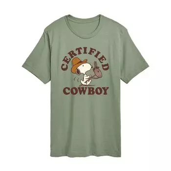 Футболка Juniors' Peanuts Cowboy Premium Licensed Character
