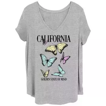 Футболка Juniors' Plus California Golden State Of Mind с графическим рисунком Licensed Character