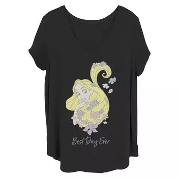 Футболка Juniors' Plus Disney Tangled Drawing Best Day Ever Licensed Character
