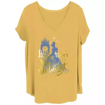Футболка Juniors Plus Disney «Золушка почти полночь» Licensed Character