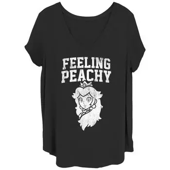 Футболка Juniors’ Plus Nintendo «Feeling Peachy» Licensed Character
