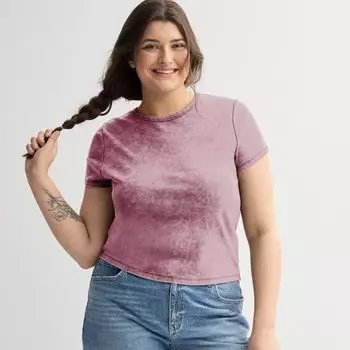 Футболка Juniors plus size slim fit для малышей So, цвет shady orchid