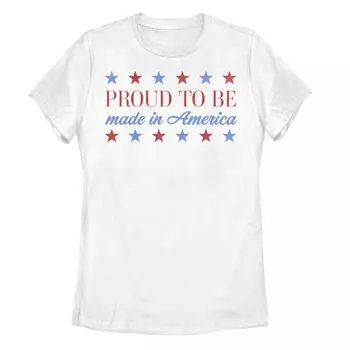 Футболка Juniors 'Proud To Be Made In America'