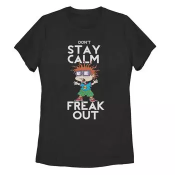 Футболка Juniors' Rugrats Chuckie Don't Stay Calm Freak Out Licensed Character