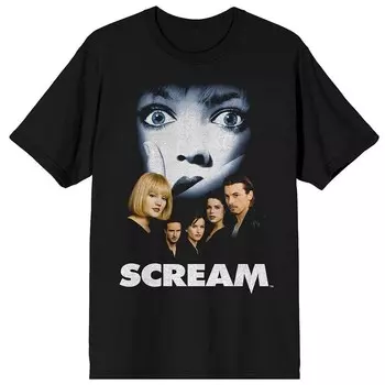 Футболка Juniors' Scream 1-3 с потертым рисунком Licensed Character, черный