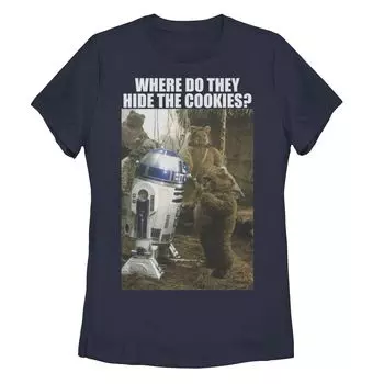 Футболка Juniors Star Wars R2-D2 и эвоков «Где они прячут печенье» Licensed Character